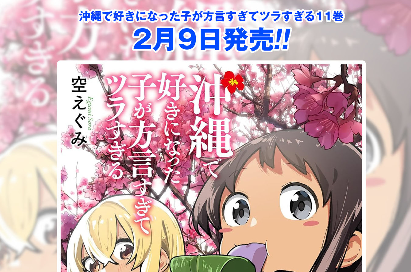 沖縄で好きになった子が方言すぎてツラすぎる - 空えぐみ / 11巻PR